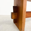 Mid Century Live Edge Jeremy Griffith Bench Seat Australian Rosewood
