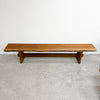 Mid Century Live Edge Jeremy Griffith Bench Seat Australian Rosewood