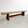 Mid Century Live Edge Jeremy Griffith Bench Seat Australian Rosewood