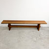 Mid Century Live Edge Jeremy Griffith Bench Seat Australian Rosewood