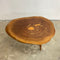 Mid Century Live Edge Slab Side Table With Tapered Legs - Fiji Islands