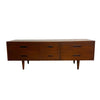Mid Century Lowline Sideboard With Six Drawers - Restored