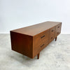 Mid Century Lowline Sideboard With Six Drawers - Restored