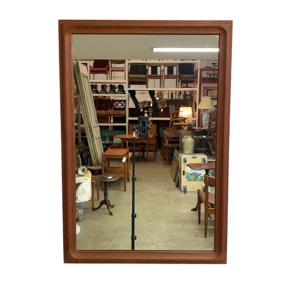 Mid Century Modern Parker Teak Finger Jointed Mirror