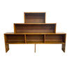 Mid Century Modern Tiered Wooden Shelves