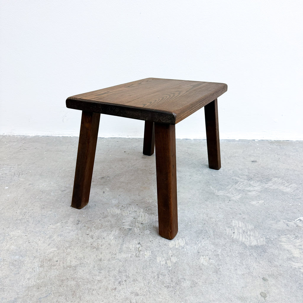 Mid Century Oak Arts And Crafts Influenced Side Table