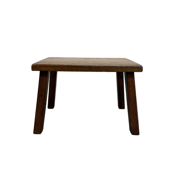 Mid Century Oak Arts And Crafts Influenced Side Table