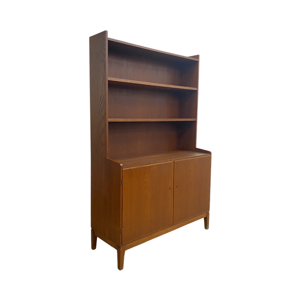 Mid Century Oak Bookcase From Denmark