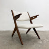 Mid Century Oak Danish Armchair By Arne Hovmand Olsen