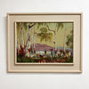Mid Century Oil Painting-Framed Outback Scene 1
