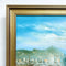 Mid Century Oil Painting of Junks Signed L.Lam