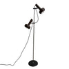 Mid Century Oslo Twin Head Adjustable Floor Lamp