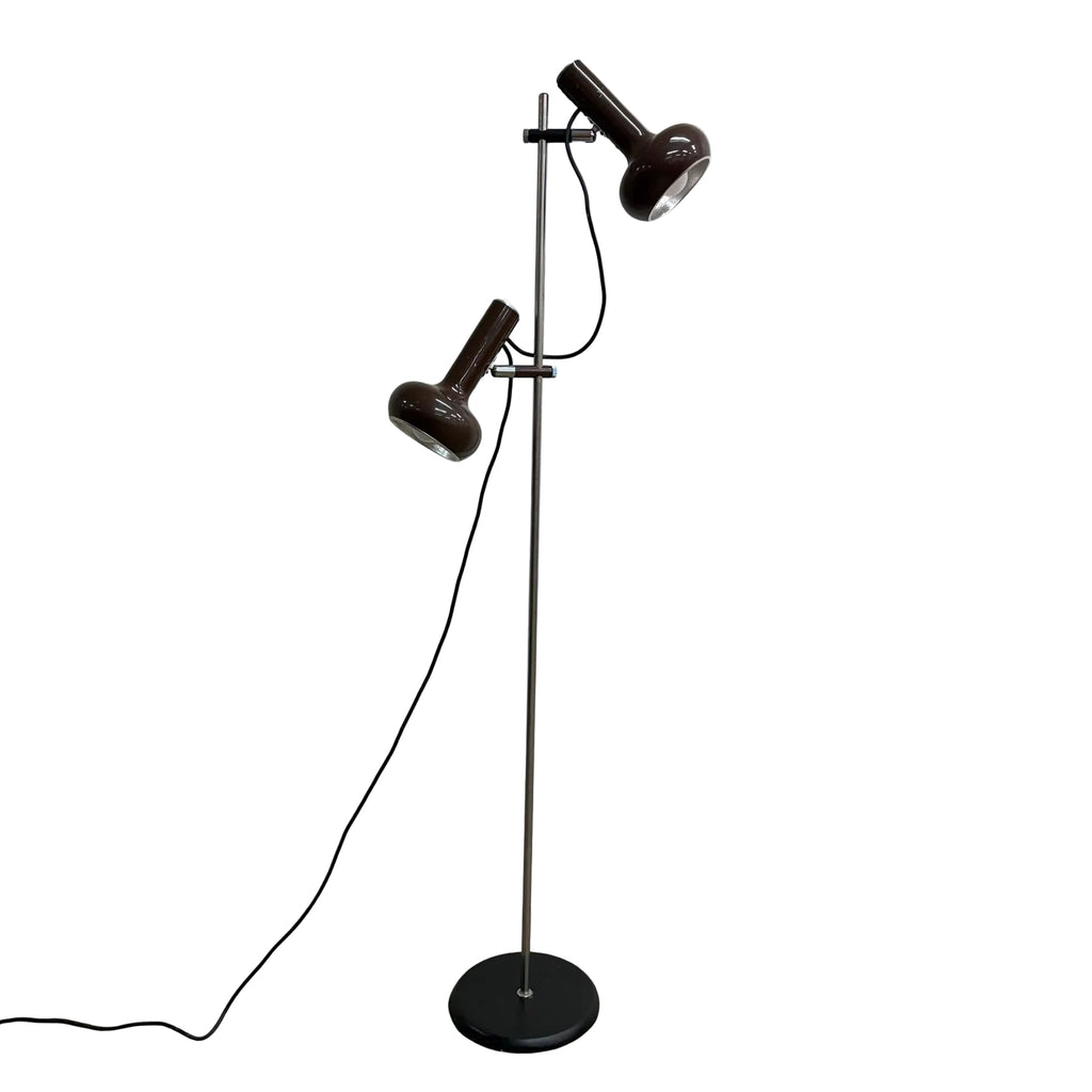Mid Century Oslo Twin Head Adjustable Floor Lamp