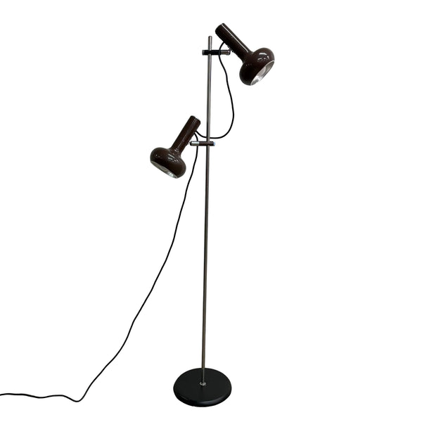 Mid Century Oslo Twin Head Adjustable Floor Lamp