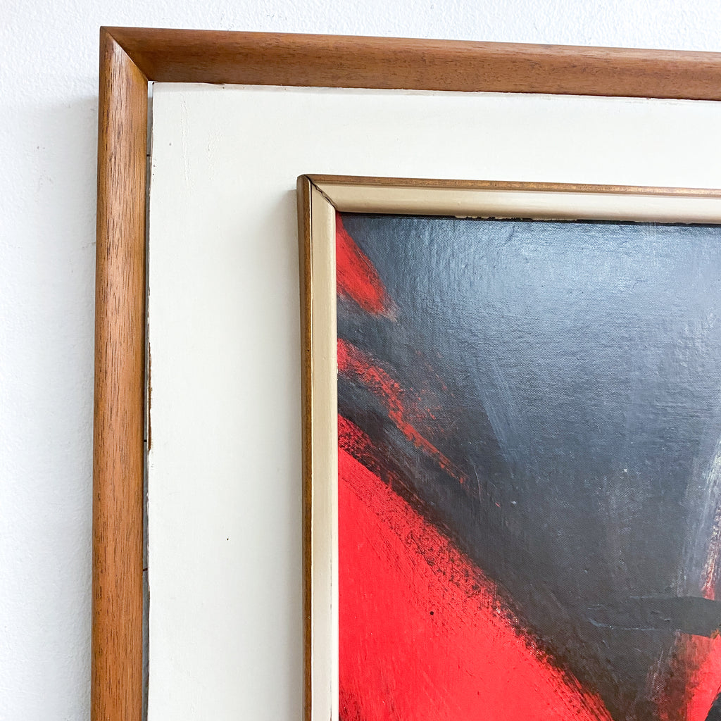 Mid Century Painting Of Dancers Signed Jennings