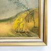 Mid Century Painting Watercolour on card