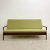 Restored Mid Century Parker Teak 3 Seater Sofa Model Number 158