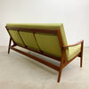 Restored Mid Century Parker Teak 3 Seater Sofa Model Number 158