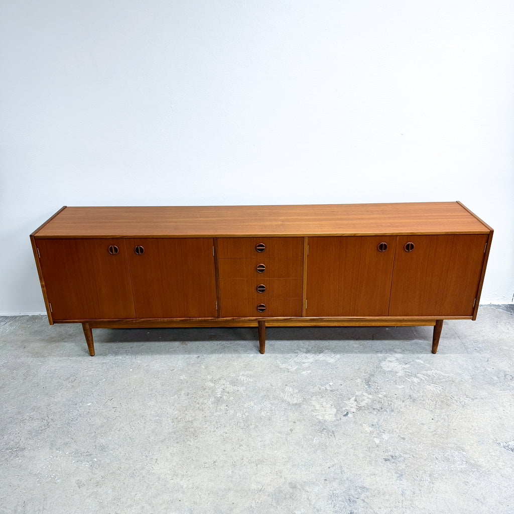 Mid Century Parker Cats Eye Nordic Teak Sideboard