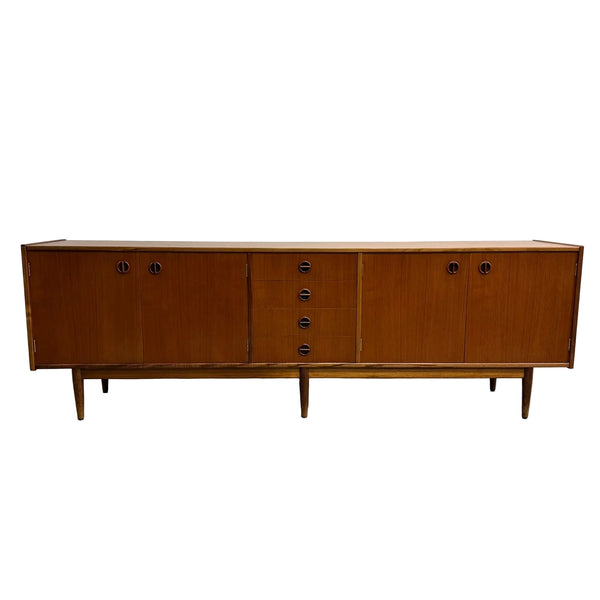 Mid Century Parker Cats Eye Nordic Teak Sideboard