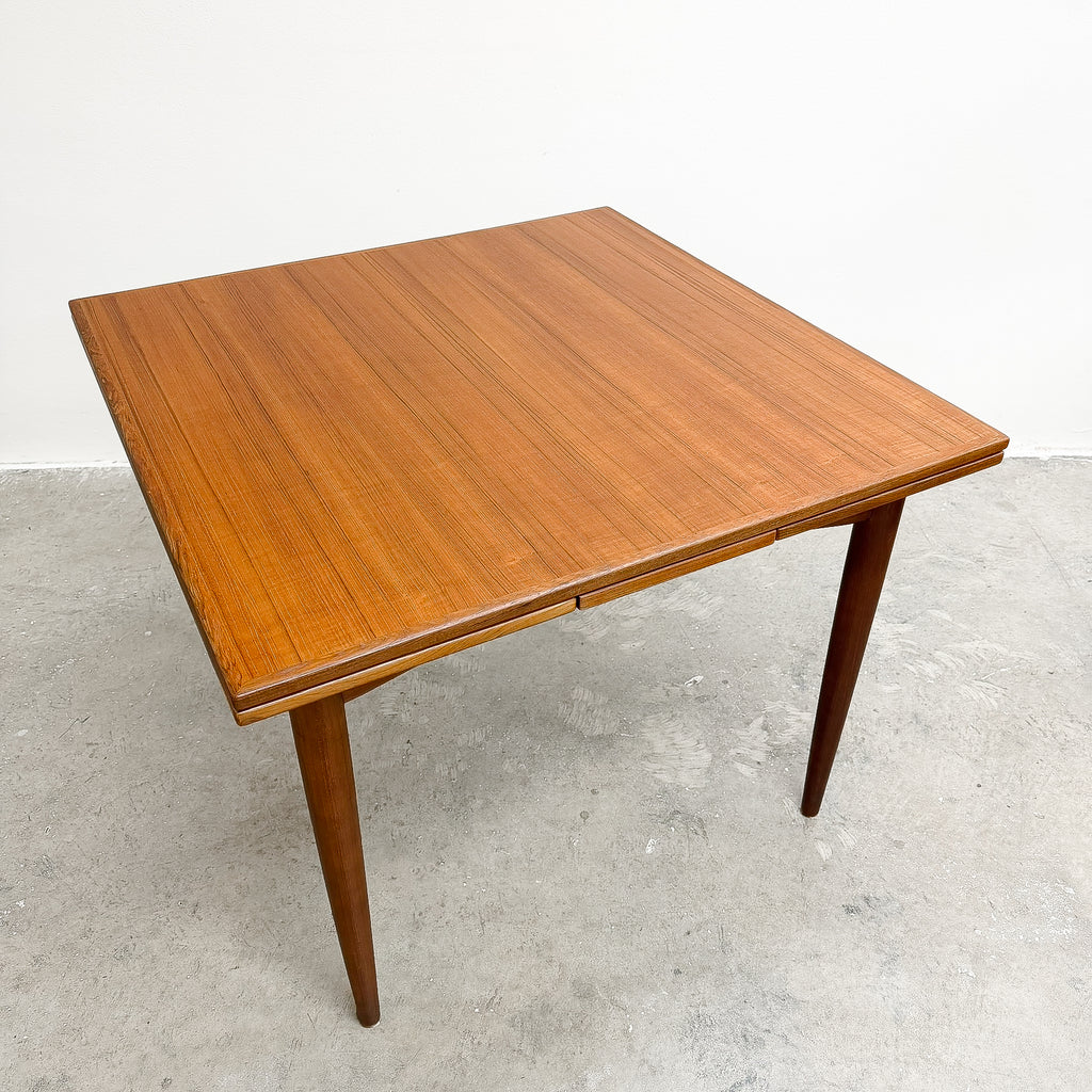 Mid Century Parker Extension Dining Table Square Restored