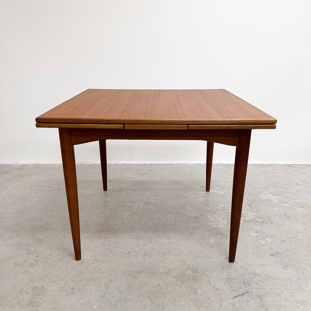 Mid Century Parker Extension Dining Table Square Restored