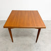 Mid Century Parker Extension Dining Table Square Restored