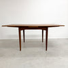 Mid Century Parker Extension Dining Table Square Restored