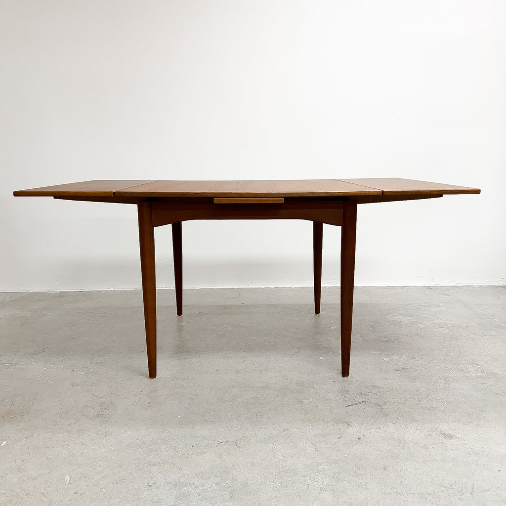 Mid Century Parker Extension Dining Table Square Restored