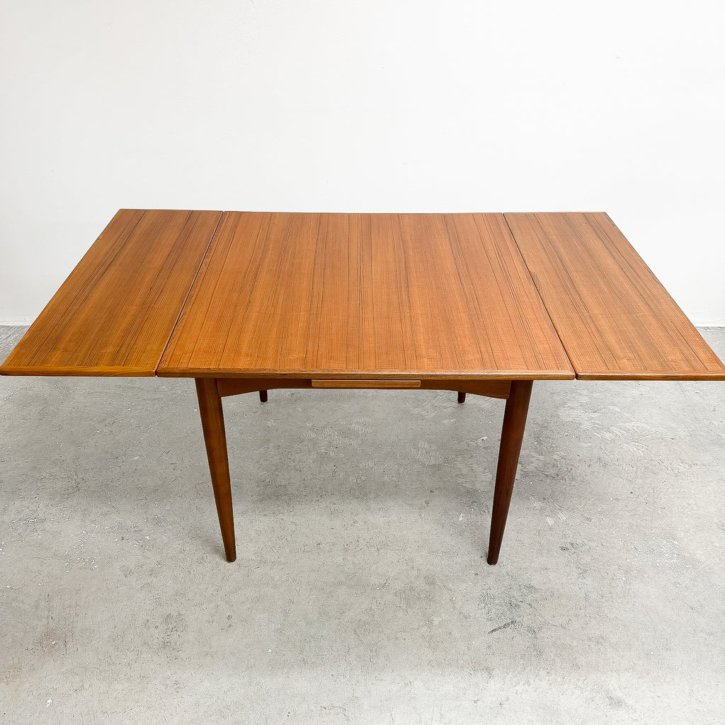 Mid Century Parker Extension Dining Table Square Restored