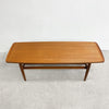 Mid Century Parker Lip End Mid Century Coffee Table With Magazine Rack