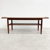 Mid Century Parker Lip End Mid Century Coffee Table With Magazine Rack