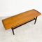 Mid Century Parker Lip End Teak Coffee Table - Restored