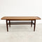 Mid Century Parker Lip End Teak Coffee Table - Restored