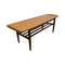 Mid Century Parker Lip End Teak Coffee Table - Restored