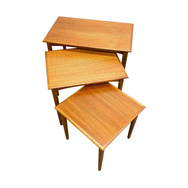 Mid Century Parker Nest Of 3 Side Tables