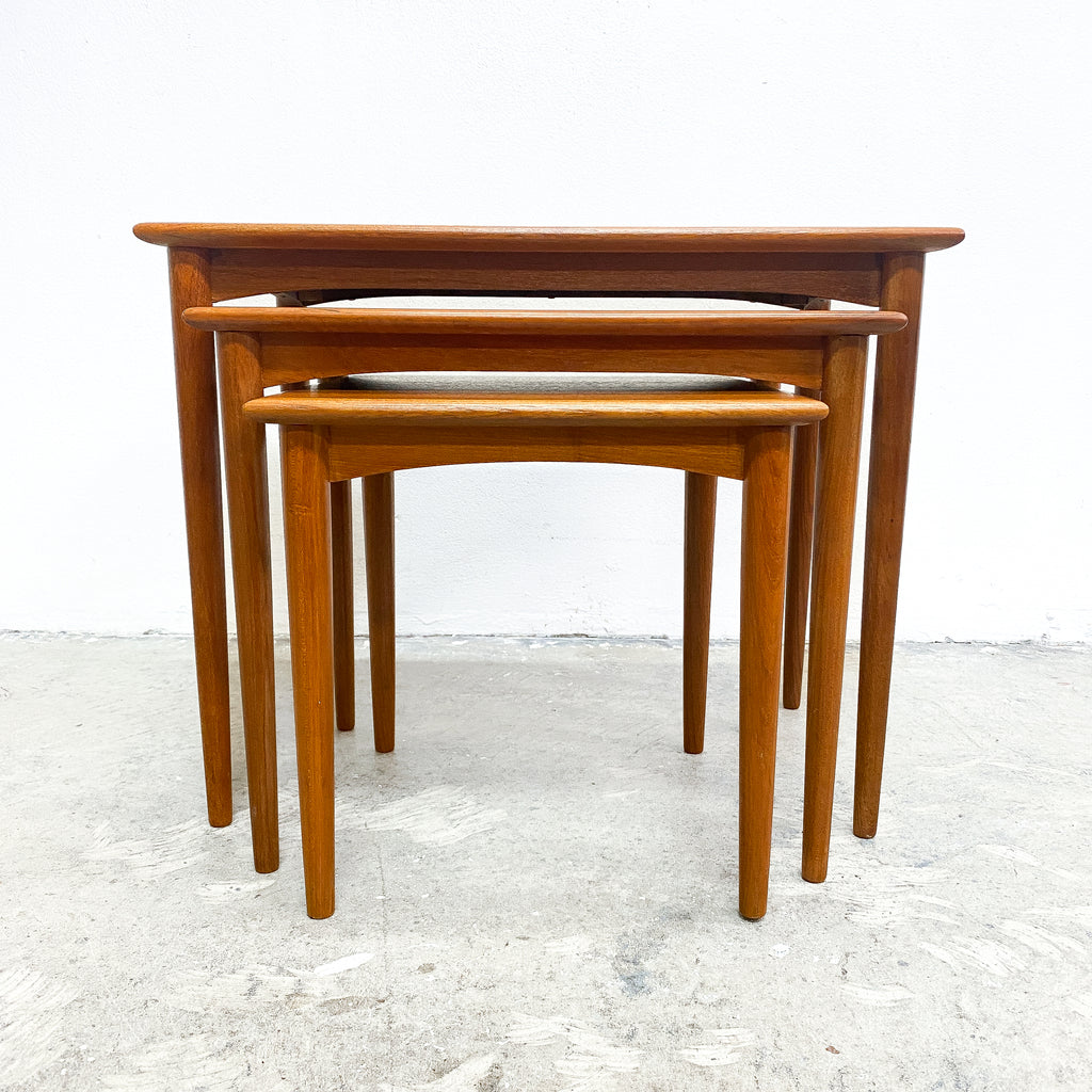 Mid Century Parker Nest Of 3 Side Tables