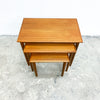 Mid Century Parker Nest Of 3 Side Tables