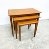 Mid Century Parker Nest Of 3 Side Tables