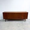 Mid Century Parker Nordic Catseye Handle Teak Sideboard - Restored