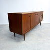 Mid Century Parker Nordic Catseye Handle Teak Sideboard - Restored