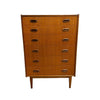 Mid Century Parker Nordic Tallboy Chest Of Drawers