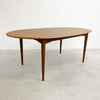 Mid Century Parker Oval Teak Dining Table