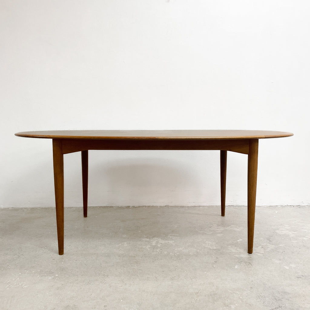 Mid Century Parker Oval Teak Dining Table