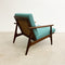 Mid Century Parker Rattan Lowback Armchair