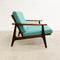 Mid Century Parker Rattan Lowback Armchair