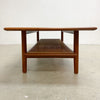 Mid Century Parker Rattan Shelf Coffee Table