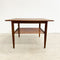 Mid Century Parker Teak Square Coffee Table With Magazine Shelf