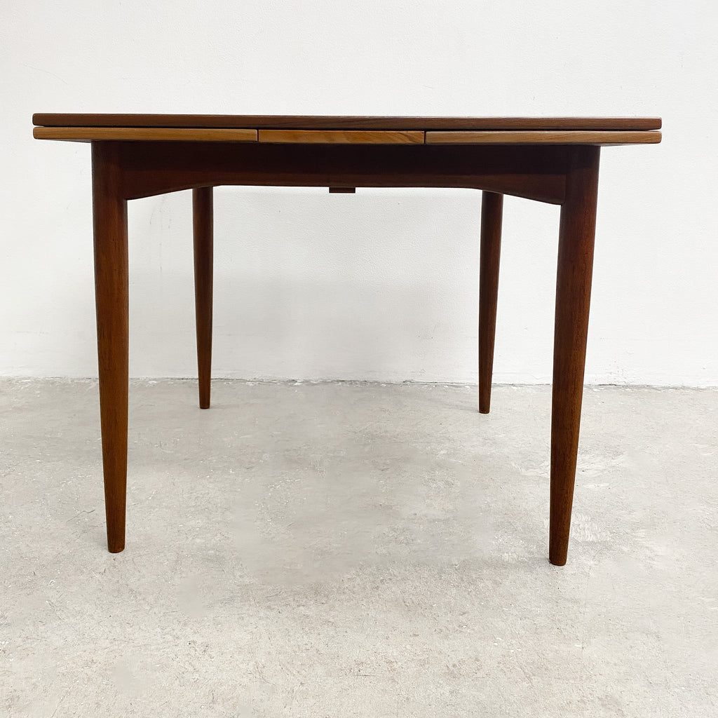 Restored Mid Century Parker Square Extension Dining Table