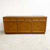 Mid Century Parker Square Handled Teak Sideboard